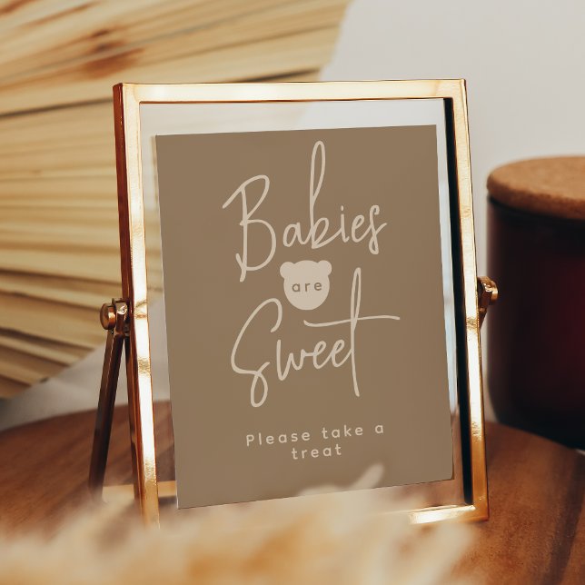 Minimalistisk, enkel modern babybabystövel söt poster (Skapare uppladdad)