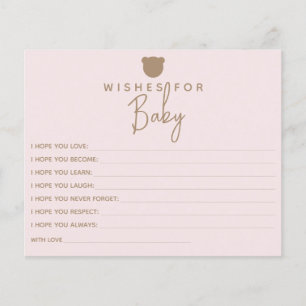 Minimalistisk enkel modern björn Baby Shower Lek