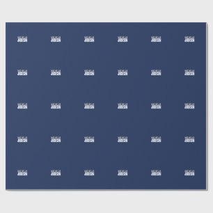 Minimalistisk Enkel Modern Ditt Namn Meddelande Presentpapper