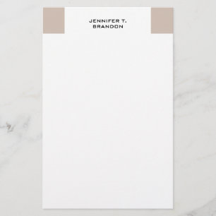 Minimalistisk enkel modern Professionell Brevpapper