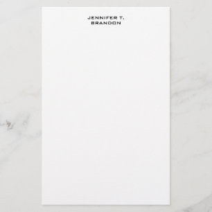 Minimalistisk enkel modern Professionell Brevpapper