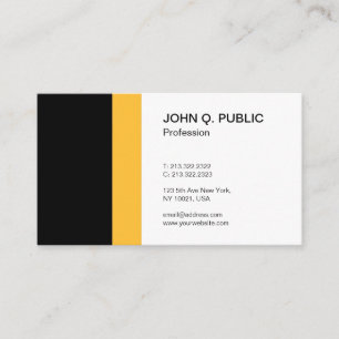 Minimalistisk enkel Modern Professionell-Elegant Visitkort