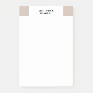 Minimalistisk enkel modern Professionell Post-it Block