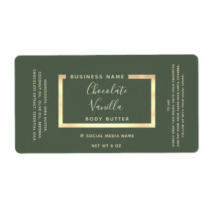 Minimalistisk enkel modern typografi guld ram fraktsedel
