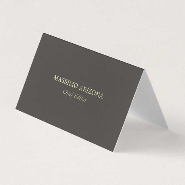 Minimalistisk Enkel Omtänkt Modern Original Visitkort (Framsida)
