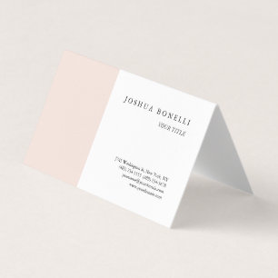 Minimalistisk enkel Professionell anmärkningsvärd Visitkort