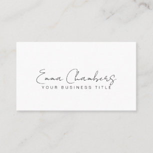 Minimalistisk enkel Professionell-typografi Visitkort