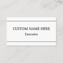 Minimalistisk & Enkel Professionell Visitenkort