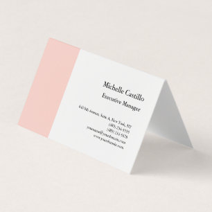 Minimalistisk enkel Professionell Visitkort