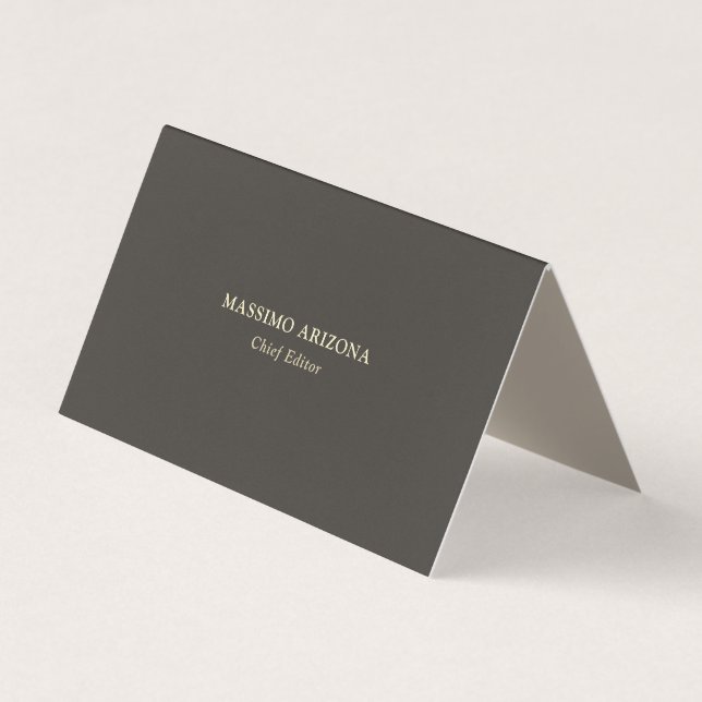 Minimalistisk Enkel Ren Modern Original Visitkort (Framsida)