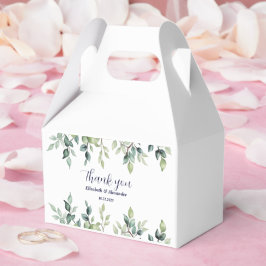 Minimalistisk enkel Söt lövs grenar bröllop Presentaskar