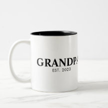 Minimalistisk Enkel Text Farfar Grundad År