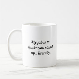 Minimalistisk Enkel Typografi Fysioterapi Kaffemugg