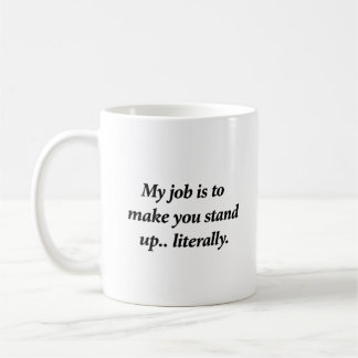 Minimalistisk Enkel Typografi Fysioterapi Kaffemugg
