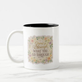 Minimalistisk estetisk citat kaffemugg