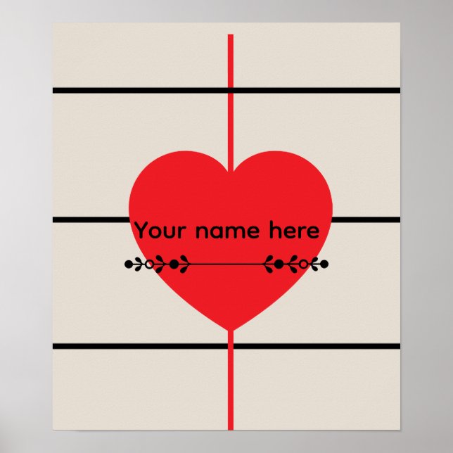 Minimalistisk Estetisk Design – Inspirerande Citat Poster (Framsidan)
