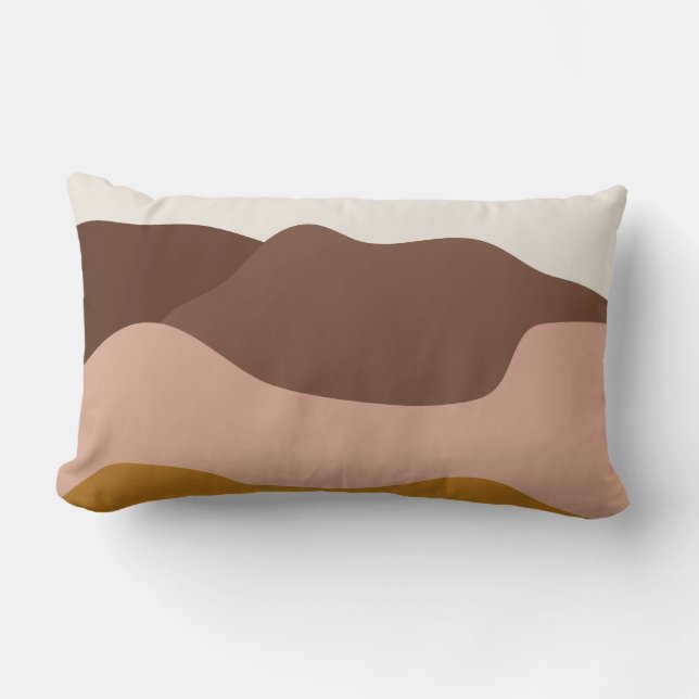 Minimalistisk estetisk form lumbarkudde (Framsida)