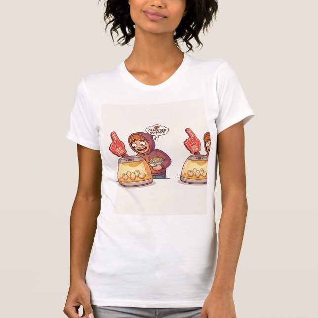 Minimalistisk Estetisk T-Shirt – Tyst Förväntan (Framsida)