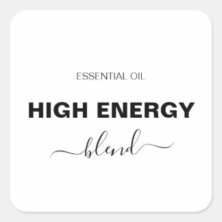 Minimalistisk etikett för Essential Oil Blend Roll