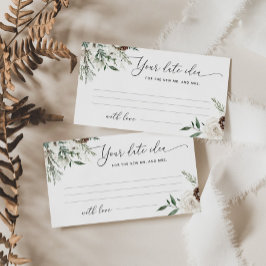 Minimalistisk evigreen Date night-idé. Datum burk Tilläggskort