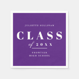 Minimalistisk Examenfest Pappersservett