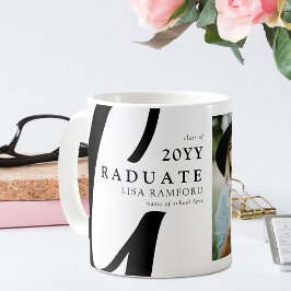 Minimalistisk examenspresent för studenter kaffemugg