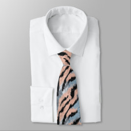 Minimalistisk fadersdag tigertryck slips