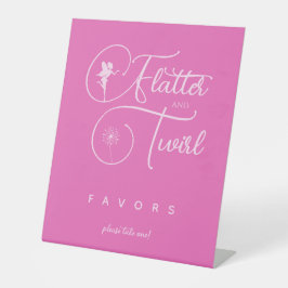 Minimalistisk Fairy Födelsedagsfest Favors Pedesta