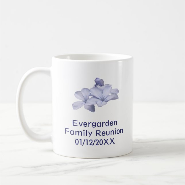 Minimalistisk familjerättning av blommor kaffemugg (Vänster)
