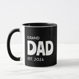 Minimalistisk FARFAR med personligt år Mugg