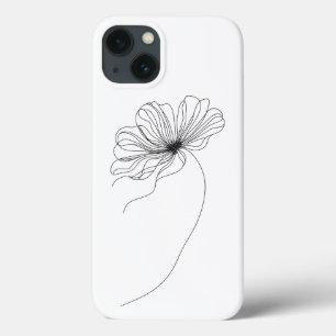 Minimalistisk färglös linje Teckning