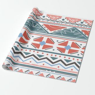 Minimalistisk färgrik mönster - Modern geometrisk Presentpapper
