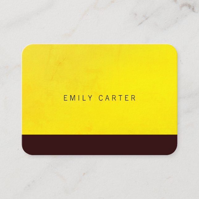 Minimalistisk färgrik textur och svart trimning visitkort (Framsida)