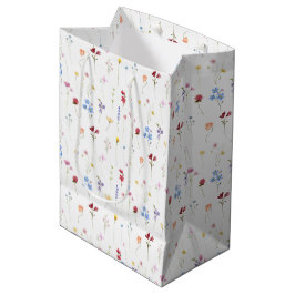 Minimalistisk färgrik trädgårdsvildblommönster