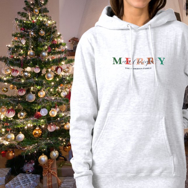 Minimalistisk färgstark familjerelaterad merry och t shirt (Skapare uppladdad)