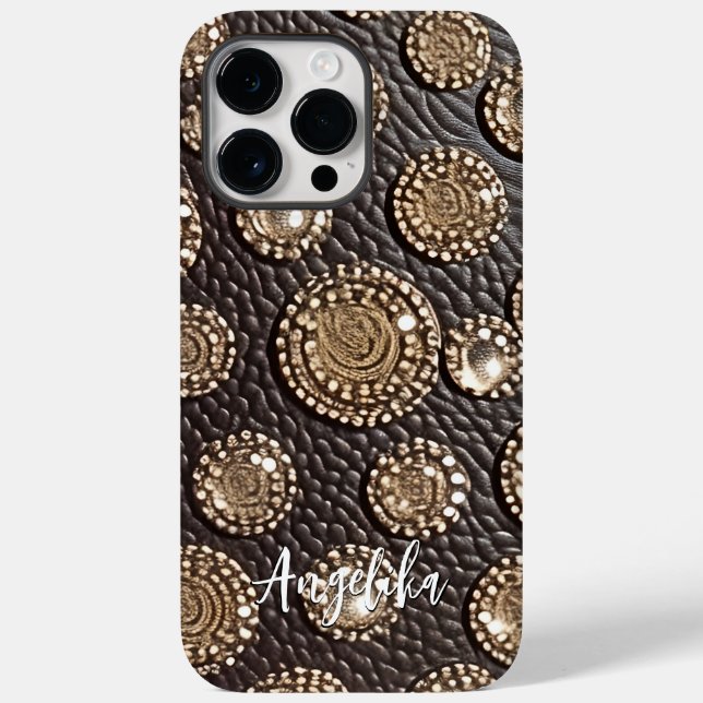 Minimalistisk Faux-Abstrakt-telefonväska (Baksida)