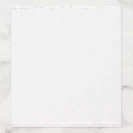 Minimalistisk Faux Hand Torn Deckled Kant White