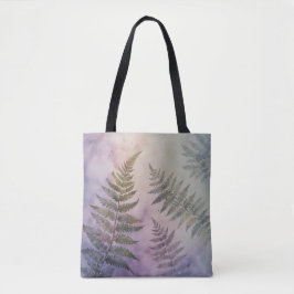 Minimalistisk Fern Löv Tote Bag Tygkasse