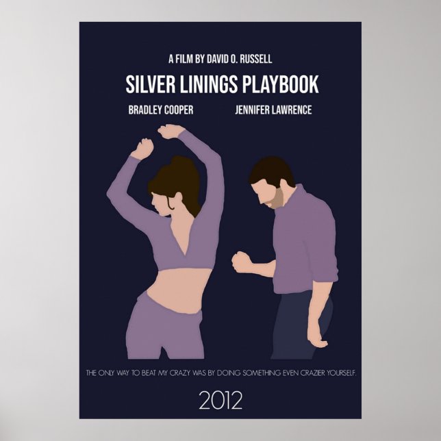Minimalistisk film om Silver Linings-spelboken Poster (Framsidan)