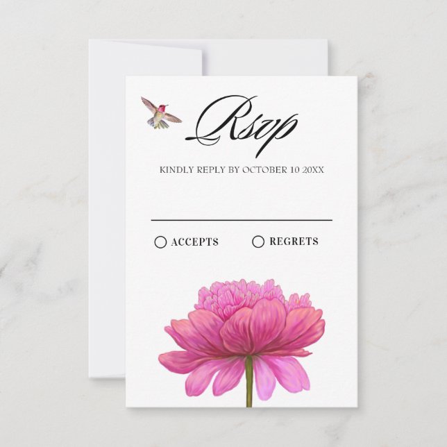Minimalistisk flora OSA kort (Framsida)