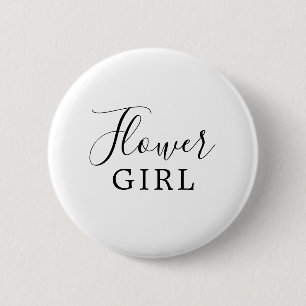 Minimalistisk Flower Girl-Möhippa Knapp