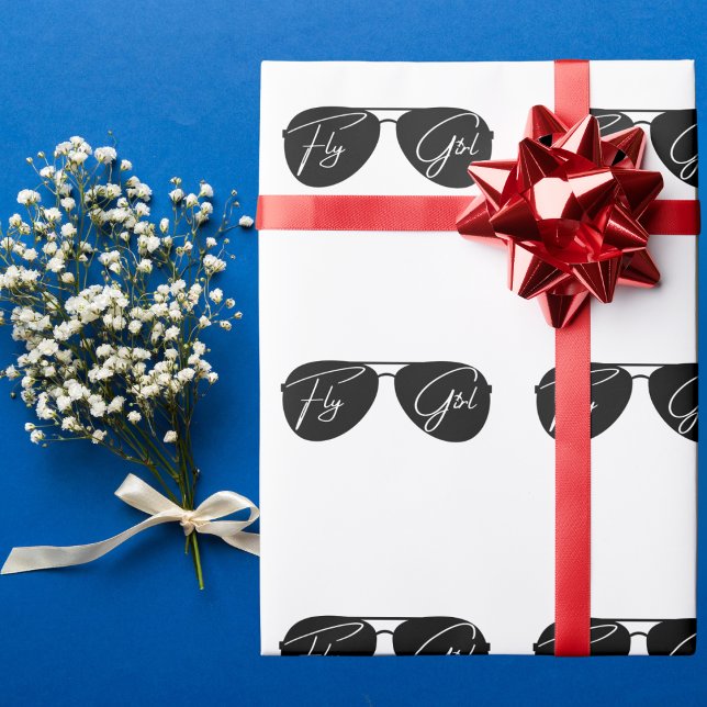 Minimalistisk fluglimittypografi,Aviator Sunglasse Presentpapper (Skapare uppladdad)