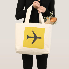 Minimalistisk flygplansflygning med Flygplan Jumbo Tygkasse