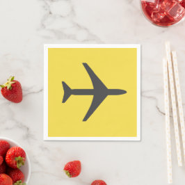 Minimalistisk flygplansflygning med Flygplan Pappersservett