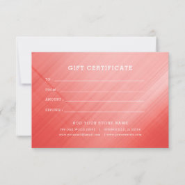 Minimalistisk företagspresentcertifikat med logoty