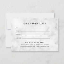 Minimalistisk företagspresentcertifikat med logoty