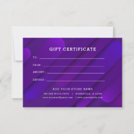 Minimalistisk företagspresentcertifikat med logoty
