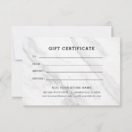 Minimalistisk företagspresentcertifikat med logoty