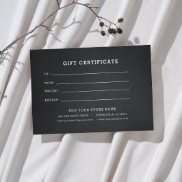 Minimalistisk företagspresentcertifikat med logoty