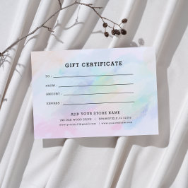 Minimalistisk företagspresentcertifikat med logoty